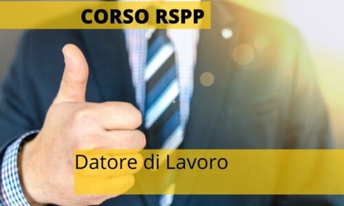 Aggiornamento RSPP Datore di Lavoro